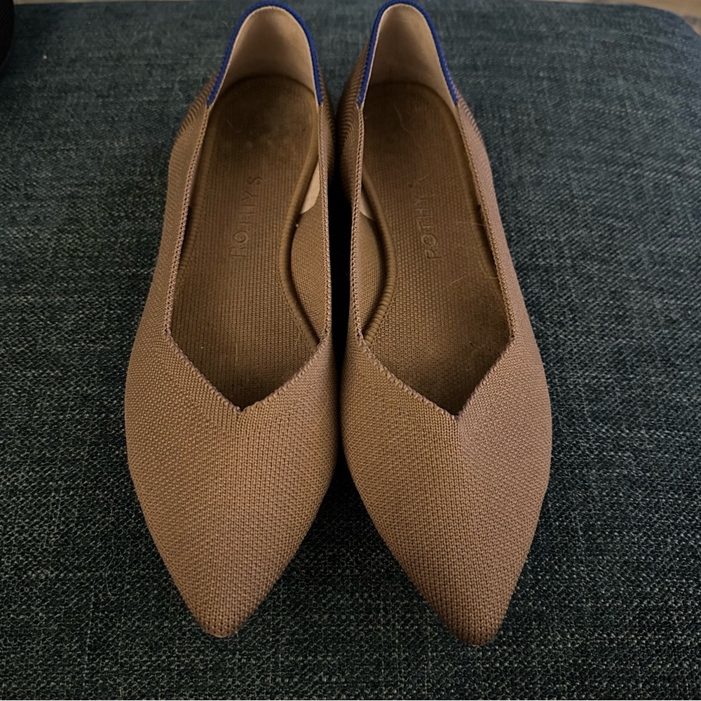 Rothy’s The Point Taupe 8 1/2